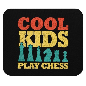Discover Chess Board Game Player Lover Cool Kids Mouse Pads