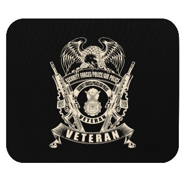 Discover Security Forces Police Air Police Veteran Mouse Pads