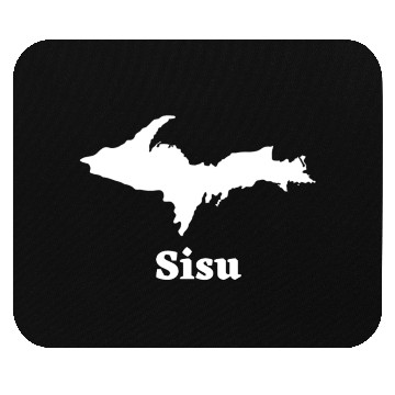Discover Sisu Upper Peninsula Michigan Yooper U.P. 906 Mouse Pads