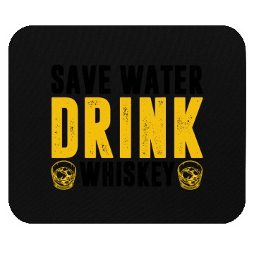 Discover Drinks Bourbon Drinking Lover Save Water Drink Mouse Pads