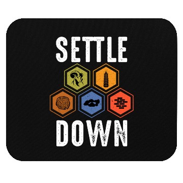 Discover Settle Down Board Game Night Settle Trade Build Mouse Pads