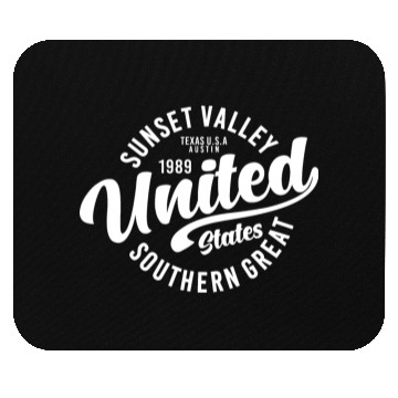 Discover texas usa austin vintage Mouse Pads