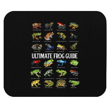 Discover Funny Frog Lovers For Kids Ultimate Frog Guide Mouse Pads