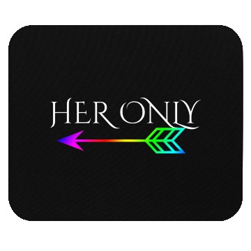 Discover Cute Gay Couple Lesbian Valentines Day T Her Only Mouse Pads