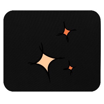 Discover Three colorful stars, Asterisks, hand drawn Mouse Pads
