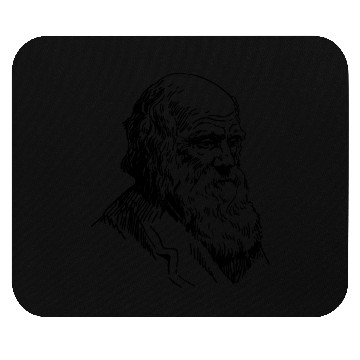 Discover Portrait Darwin evolution biology theory Mouse Pads