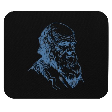 Discover Portrait Darwin evolution biology theory Mouse Pads