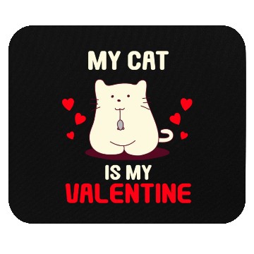 Discover My Cat Valentine Mouse Pads