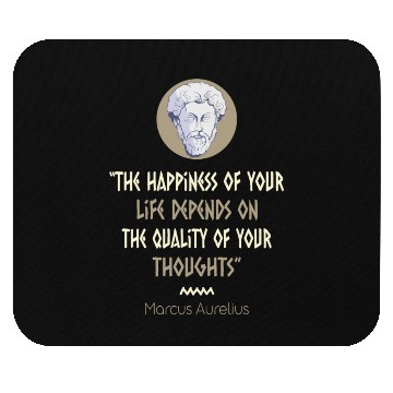 Discover Stoicism Philosophy Marcus Aurelius Quote Mouse Pads