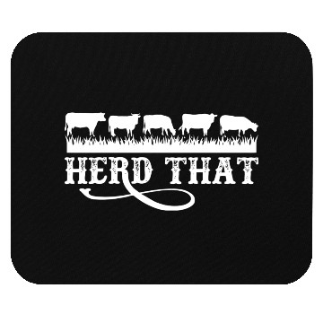 Discover Herd That Cow Lover Mouse Pads