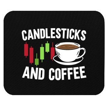 Discover Candlesticks And Coffee Trader Caffeine Lover Mouse Pads