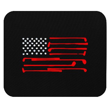 Discover GOLF AMERICAN FLAG Mouse Pads