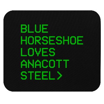 Discover Blue Horseshoe Loves Anacott Steel Mouse Pads