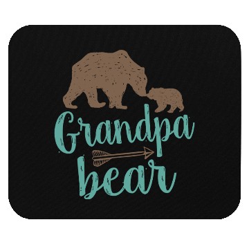 Discover Cute Grandpa Bear Matching Family Mouse Pads