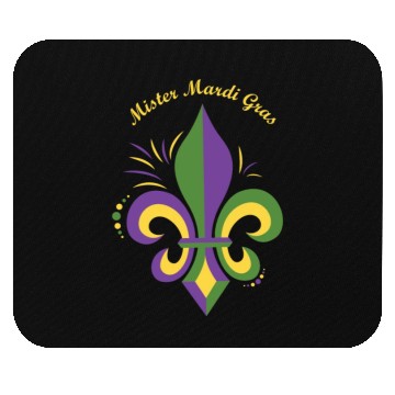 Discover Mister Mardi Gras Mouse Pads