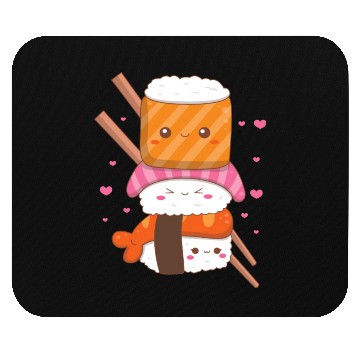 Discover Cute Anime Sushi Mouse Pads