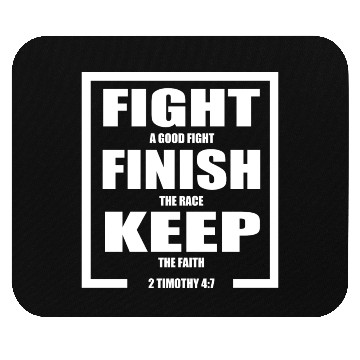 Discover Keep The Faith Bible Verse Mouse Pads