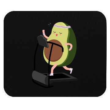 Discover run avocado Mouse Pads