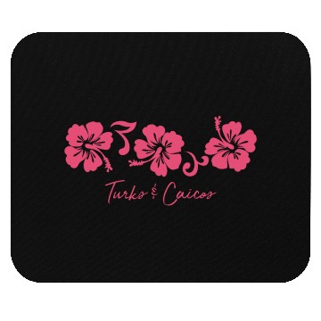 Discover Turks and Caicos Hibiscus Flower Mouse Pads