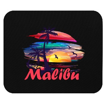 Discover Malibu Inscription. Mouse Pads