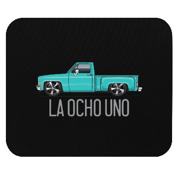 Discover La Ocho Uno Light Turquoise Mouse Pads