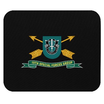 Discover Army 19th Special Forces Group Flash w Br Ribbon Mouse Pads