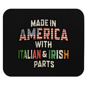 Discover Italian And Irish Made In America Mix Heritage Vin Mouse Pads