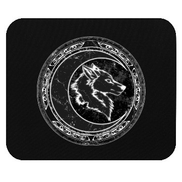 Discover Wolf Moon Mouse Pads