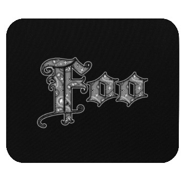 Discover FF Band Bandana Grey Mouse Pads