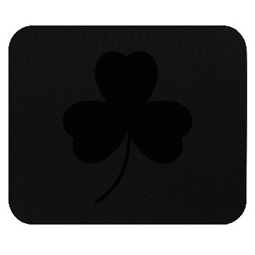 Discover Black Shamrock Mouse Pads