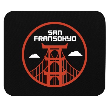 Discover Greeting San Fransokyo Mouse Pads