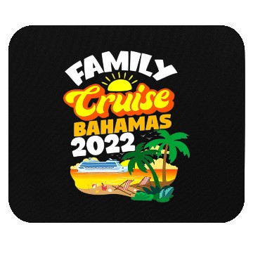 Discover Family Cruise Bahamas Men Women Boys Girls Sailing Mouse Pads
