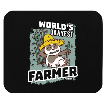 Discover World's Okayest Farmer Mouse Pads