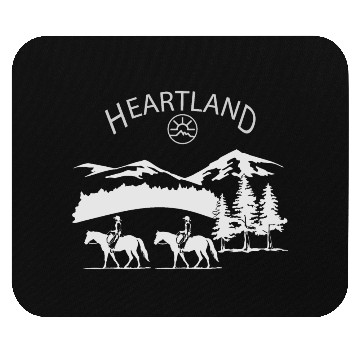 Discover heartland ranch, heartland, sunset, vintage, retro Mouse Pads