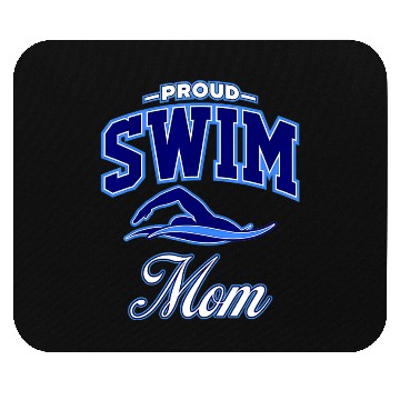 Discover Swim Mom Mouse Pads