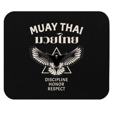 Discover Muay Thai eagle Mouse Pads