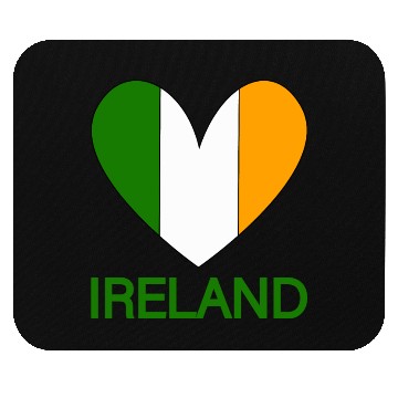Discover ireland heart Mouse Pads