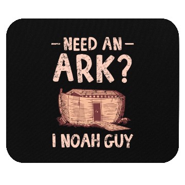 Discover Need an Ark I Noah Guy Funny Christian Mouse Pads