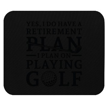 Discover Retirement Plan Golf Mouse Pads
