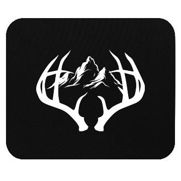 Discover Deer Forest Mountain Nature Outdoor Mouse Pads