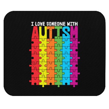 Discover I Love Someone With Autism Mouse Pads
