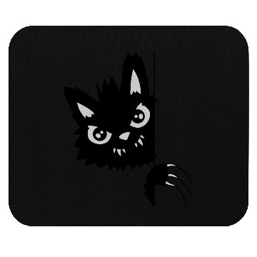 Discover Evil Cat Scratching Mouse Pads