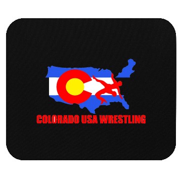 Discover Team USA Wrestling Colorado Division Mouse Pads