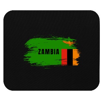 Discover Zambia Vintage Flag Mouse Pads