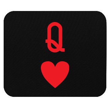 Discover Q for Queen of Heart Mouse Pads