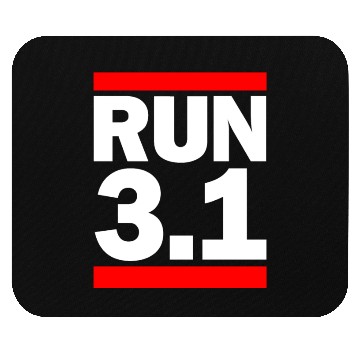 Discover Run 3.1 5K Marathon Race Runner Training Running Mouse Pads