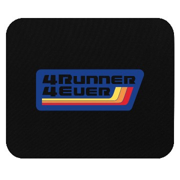 Discover 4 Runner 4 Ever Blue Yellow Orange Red Mouse Pads