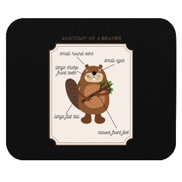 Discover Anatomy of a Beaver Mouse Pads
