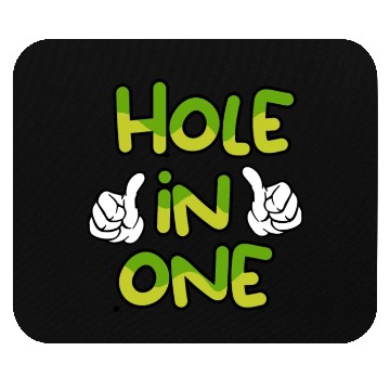 Discover Hole In One Matching Dad and Son Mouse Pads