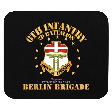 Discover Army 2nd Battalion 6th Infantry Berlin Brigade V2 Mouse Pads